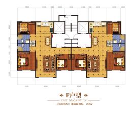 迎宾湖畔3室2厅1厨2卫建面135.00㎡