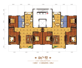 迎宾湖畔3室2厅1厨1卫建面120.00㎡