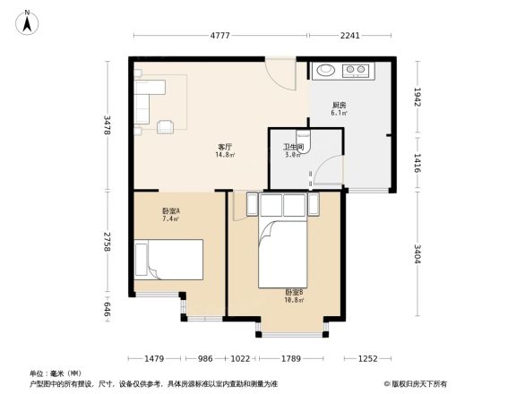 七彩花都三期户型图