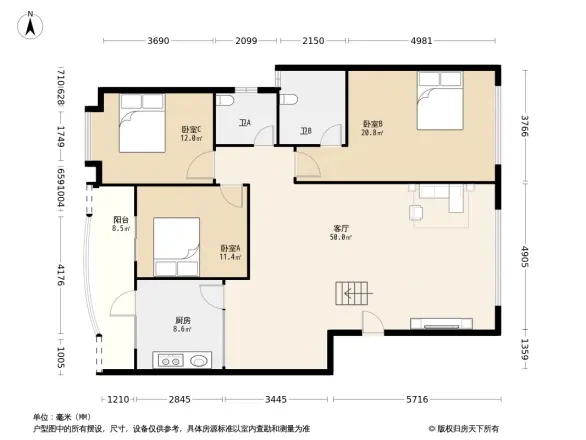 森宇音乐花园户型图