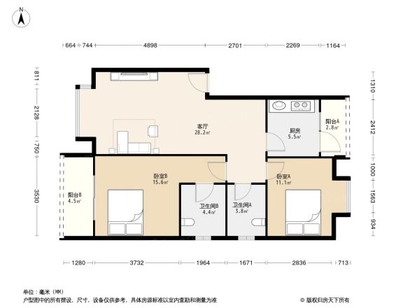 金色怡园户型图