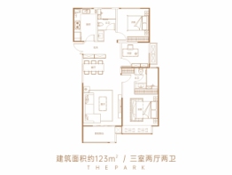 海马公园3室2厅1厨2卫建面123.00㎡