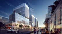 珠江未来城项目商业街效果图