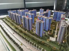 玻璃幕墙大平层,独门独户,板式通透,四房四卫