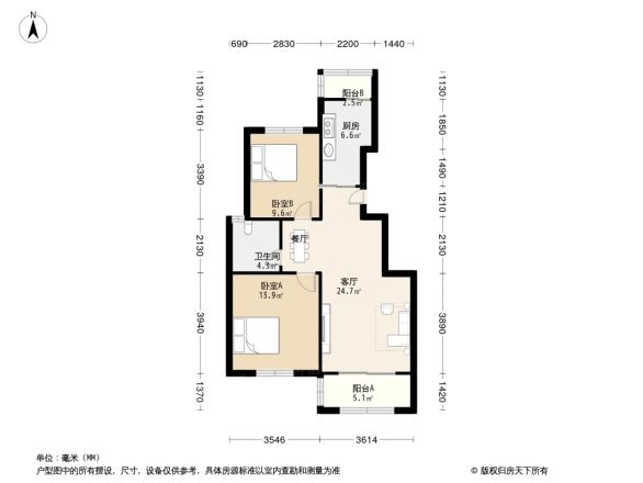 玫瑰久久户型图