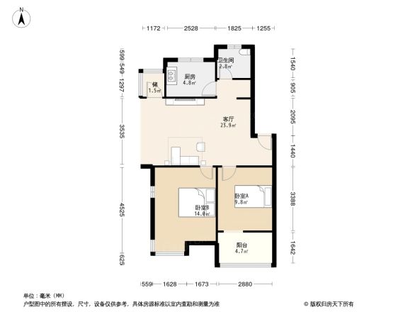 玫瑰久久户型图