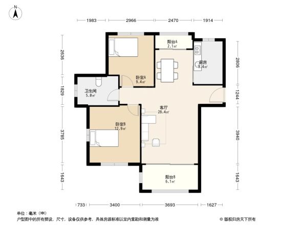玫瑰久久户型图