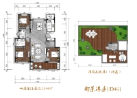 洋房D4户型-146平