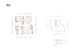 绿城·西山桃花源4室2厅3卫建面190.00㎡