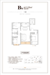 金晟·丽水九樾3室2厅1厨2卫建面129.00㎡