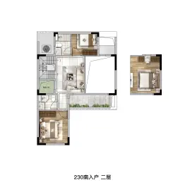 一方·桃源里5室2厅1厨4卫建面230.0㎡