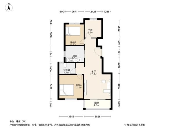 朗沁花园户型图