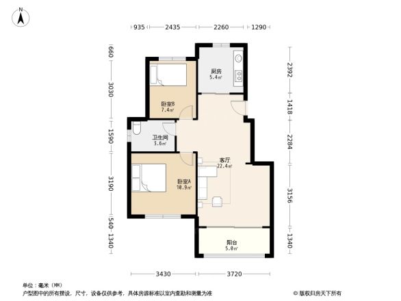 朗沁花园户型图