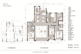 天府·君澜5室2厅2厨2卫建面247.93㎡