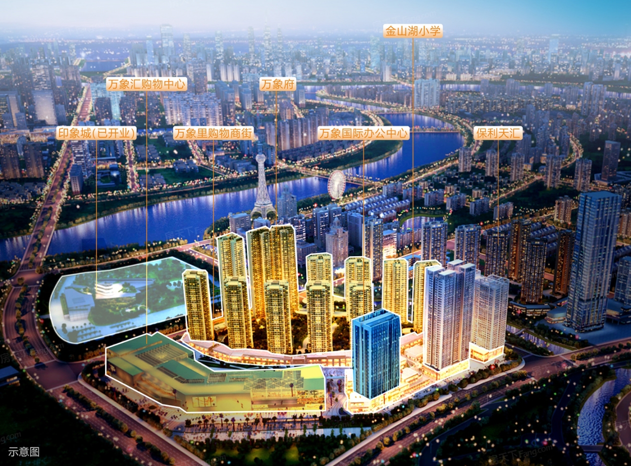 华润置地万象天汇效果图
