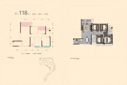 紫华郡4室2厅1厨2卫建面118.00㎡