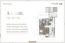 万达生态城120㎡A户型