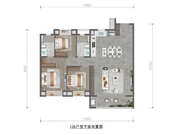 龙湖·天璞户型图