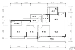 映月湖保利天珺3室2厅1厨2卫建面127.00㎡