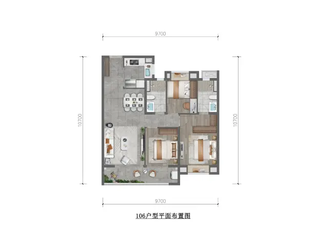 龙湖·天璞户型图