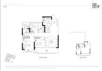 滨奥璟悦湾98㎡户型