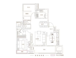 远洋·星悦3室2厅1厨2卫建面106.00㎡