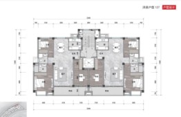 清溪云山3室2厅1厨2卫建面127.00㎡