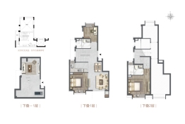 佘山望3室2厅1厨2卫建面90.00㎡