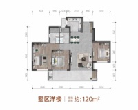 龙湖光屿原著120㎡户型