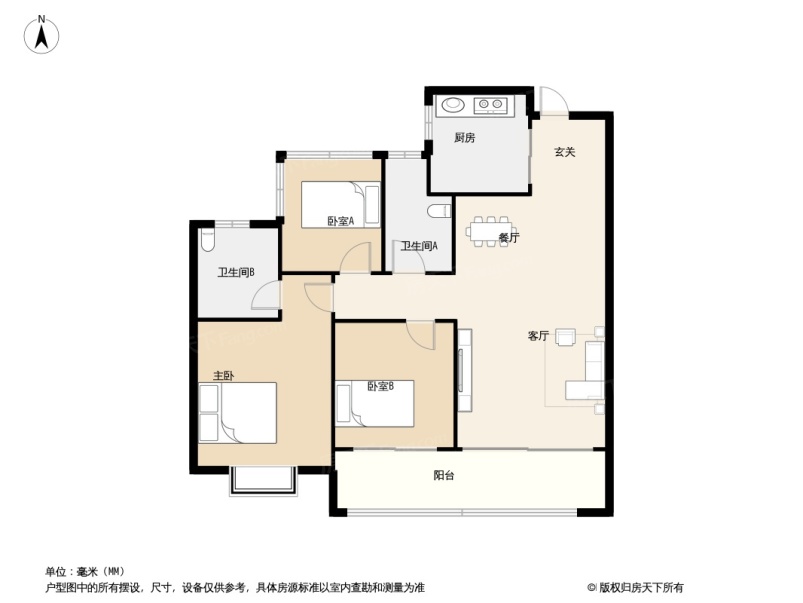 招商奥体公园户型图片