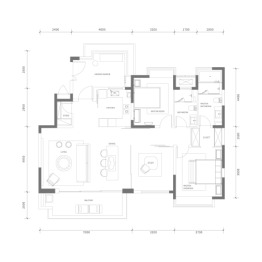 万华·江东麓岛3室2厅1厨2卫建面140.00㎡