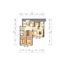 联发·静湖壹号5室2厅1厨5卫建面185.00㎡