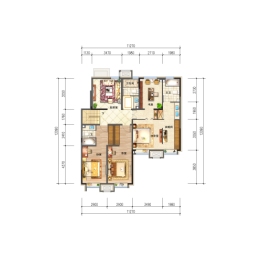 联发·静湖壹号6室2厅1厨5卫建面208.00㎡