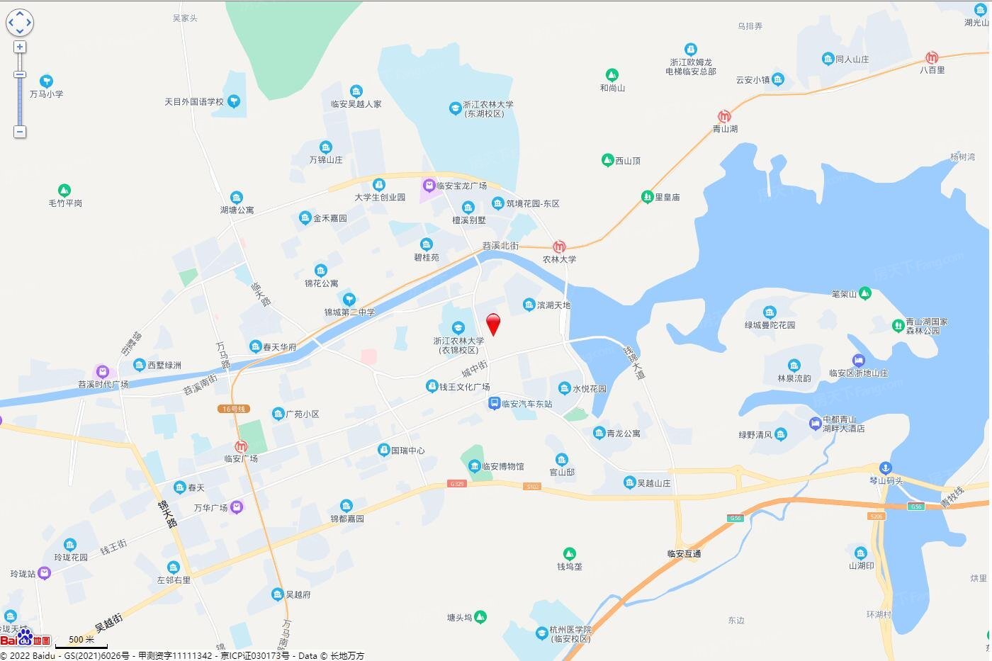地上衣锦上府交通图