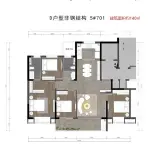 D户型建面约139㎡