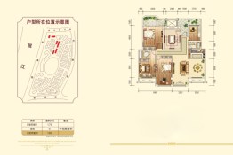 中国锦园4室2厅1厨2卫建面175.00㎡
