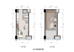 绿城·芯创中心建面46.00㎡