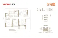 建面约106㎡A1户型