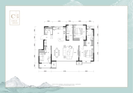 格调石溪3室2厅1厨2卫建面133.00㎡