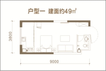 依林园6号楼（大境卓成）49㎡