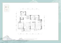 格调石溪3室2厅1厨2卫建面130.00㎡