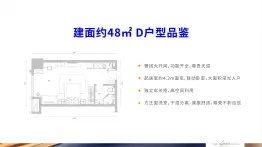 绿地派克公馆建面48.00㎡