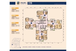 凯旋都汇4室2厅1厨2卫建面93.00㎡