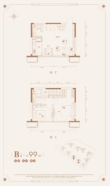 天房发展·御河桃源2室2厅1厨2卫建面99.00㎡