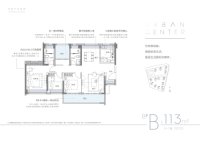 8栋建面约113平B户型