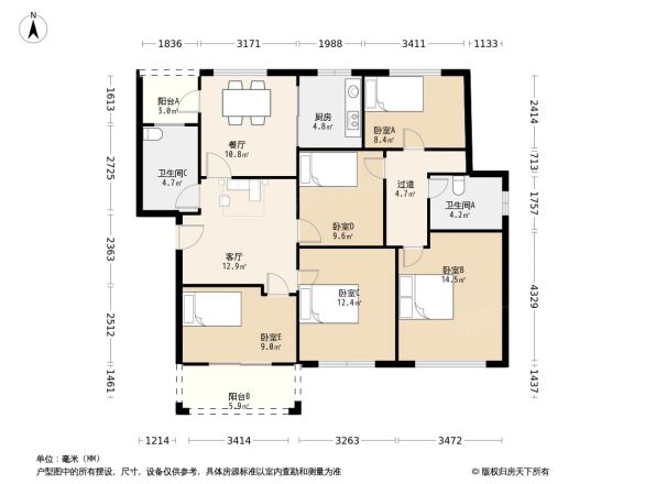 东泰·百合公寓户型图