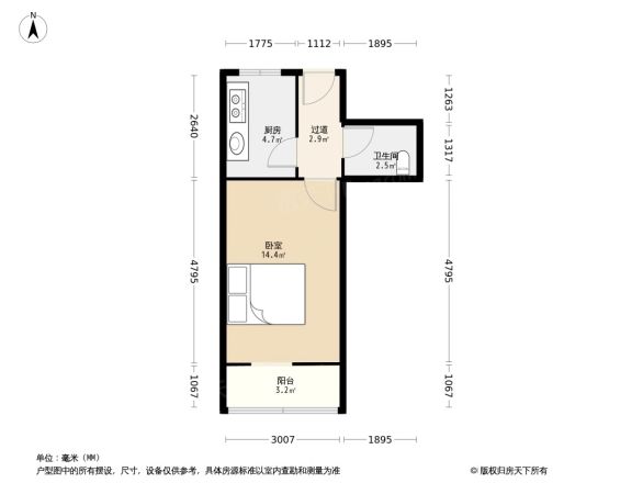 人民一路小区户型图
