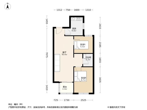 和谐佳苑户型图