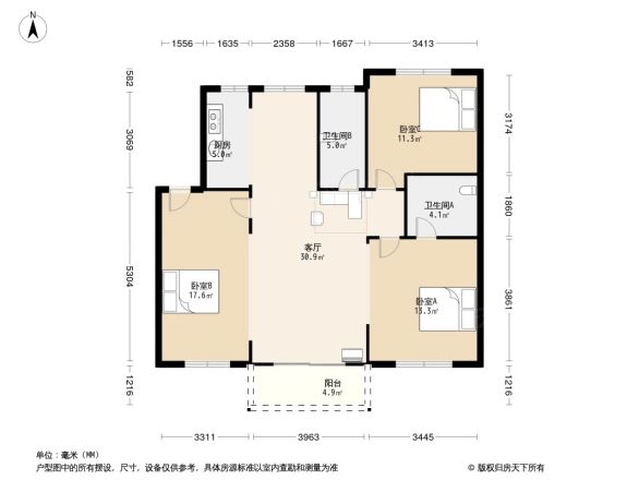 新盛佳苑户型图