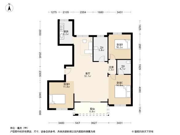 新盛佳苑户型图